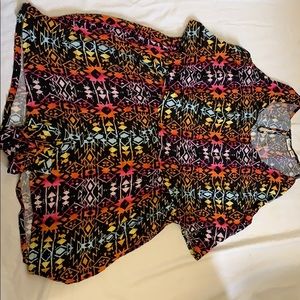 Tribal Print Romper